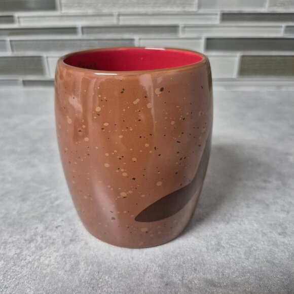 2016 Tim Hortons Brown Speckled Beaver Coffee Tea Mug Cup - Picture 4 of 8